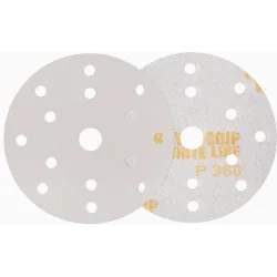 Krążek biały RHYNOGRIP na rzep Indasa 150mm 6otw. P360 - Sklep