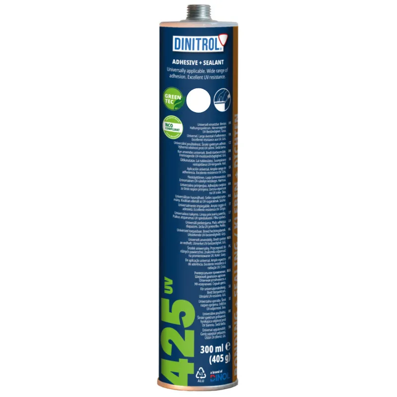 Klej uszczelniacz uniwersalny DINITROL 425 UV 300ml biały
