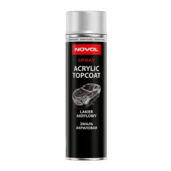 Lakier akrylowy Novol TOPCOAT biały 500ml spray - Sklep
