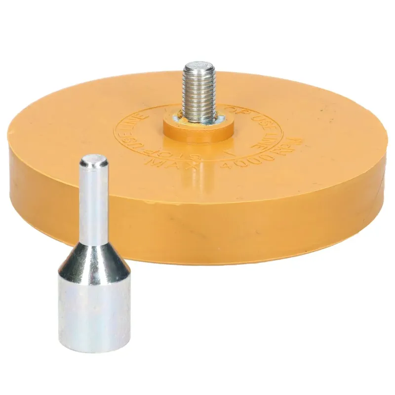 KRĄŻEK DO USUWANIA KLEJU GUMOWY ITALKO 88mm z adapterem  - Sklep ABRP