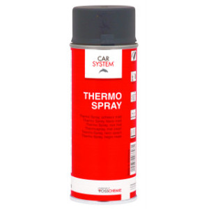 Farba termo odporna na temp do 650st C czarna spray Carsystem