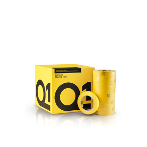 Taśma maskująca Q1 Premium, Żółta 24mm x 50 m