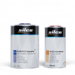 Lakier bezbarwny Silco 9120 X12 1,5l KPL + kubek