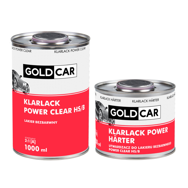 Goldcar Lakier bezbarwny Power Clear HS/B 1,5l kpl
