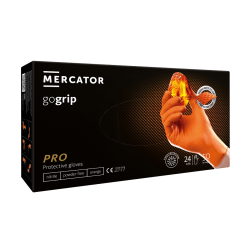 MERCATOR gogrip orange rękawice nitrylowe L - 50szt.