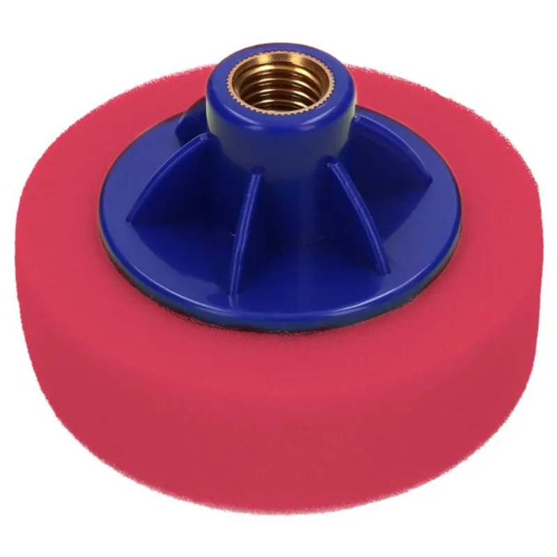 GĄBKA POLERSKA PAD POLERSKI MINI 80MM ITALKO czerwona z gwintem - ABRP