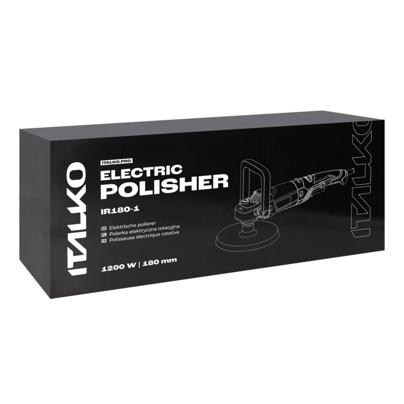 Polerka elektryczna rotacyjna ITALKO IR180-1 talerz 180mm 1200W