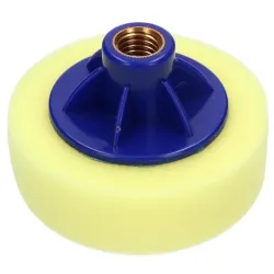 GĄBKA POLERSKA MINI 80mm średnio twarda ITALKO żółta z gwintem
