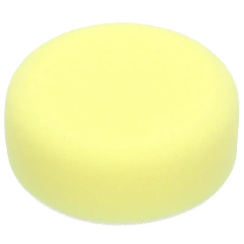 GĄBKA POLERSKA MINI 80mm średnio twarda ITALKO żółta z gwintem - ABRP