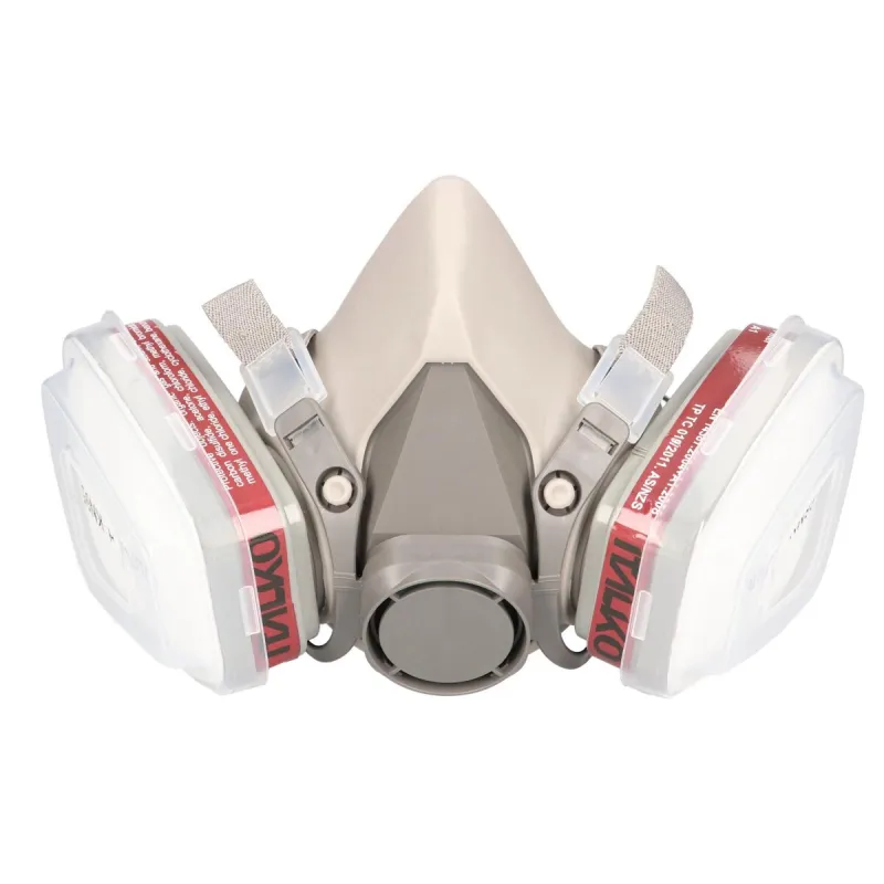 Półmaska Przeciwpyłowa Lakiernicza ITALKO rozmiar L KOMPLET - ABRP