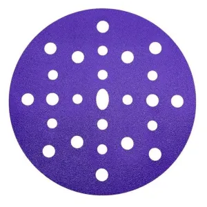 KRĄŻKI ŚCIERNE CERAMICZNE CARSYSTEM F23C na rzep P500 150mm 25otw. KRĄŻKI ŚCIERNE CERAMICZNE CARSYSTEM F23C na rzep P500 150mm 25otw.