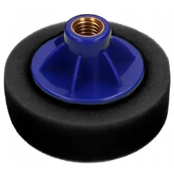 GĄBKA POLERSKA MINI 80mm miękka ITALKO czarna z gwintem - ABRP