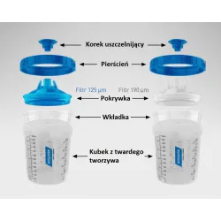 KUBKI UNIWERSALNE NORTON SYSTEM PPS 400ml ZESTAW 50szt. - ABRP