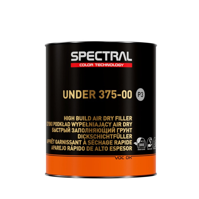 Novol Spectral UNDER 375-00 2.8l P5 czarny Szybki podkład wypełniający