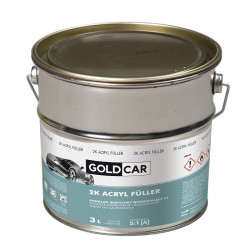 Podkład akrylowy 2K 5:1 czarny Goldcar 3l kpl- Sklep lakierniczy ABRP