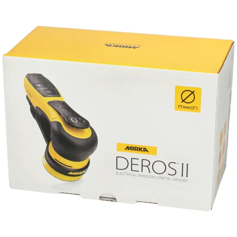 SZLIFIERKA ELEKTRYCZNA Mirka DEROS II 350 77mm skok 5mm - ABRP