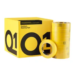 Taśma maskująca Q1 Premium, Żółta 18mm x 50 m - Sklep