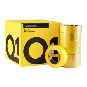 Taśma maskująca Q1 Premium, Żółta 36mm x 50 m