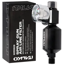 REGULATOR CIŚNIENIA Z MANOMETREM I ODWADNIACZEM ITALKO - Sklep ABRP