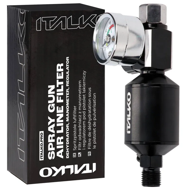 REGULATOR CIŚNIENIA Z MANOMETREM I ODWADNIACZEM ITALKO - Sklep ABRP