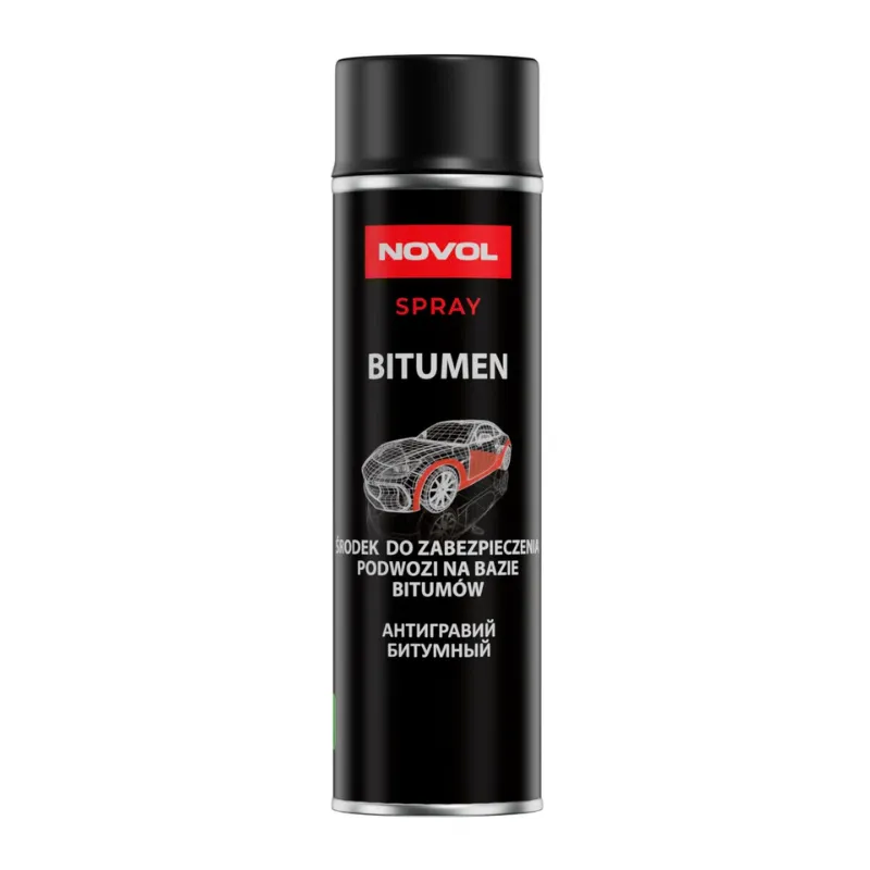 Bitumiczna ochrona podwozia NOVOL BITUMEN 500 ml spray