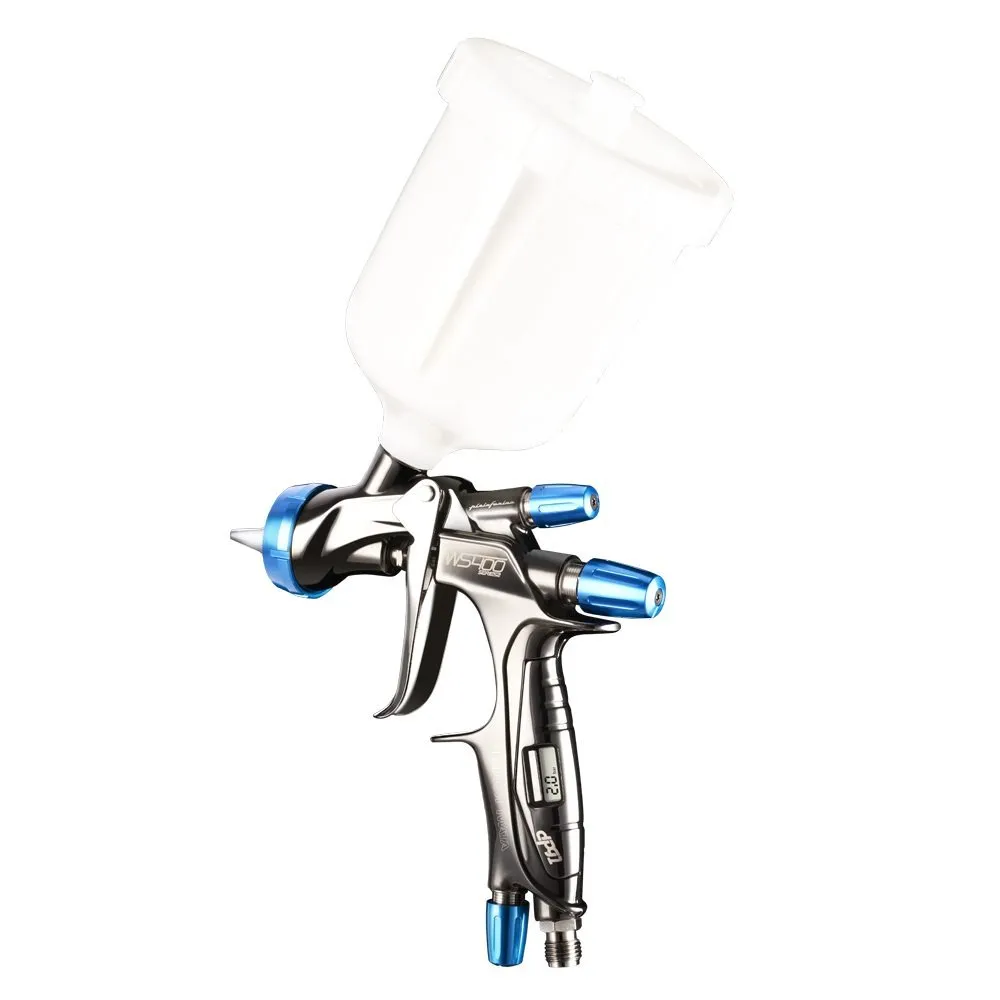 Pistolet lakierniczy ANEST IWATA WS-400 SR2D-OBS 1,3 DIGITAL z manometrem DPG-1